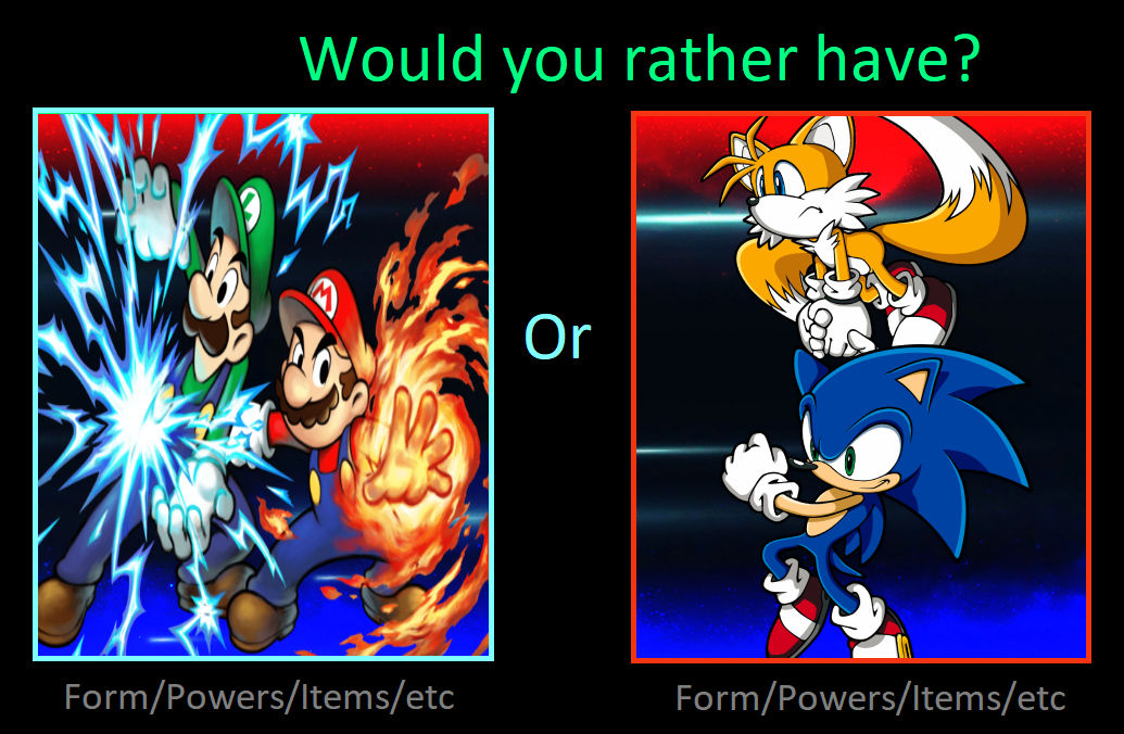 Abilities of Mario and Luigi or Sonic and Tails by supercharlie623 on ...