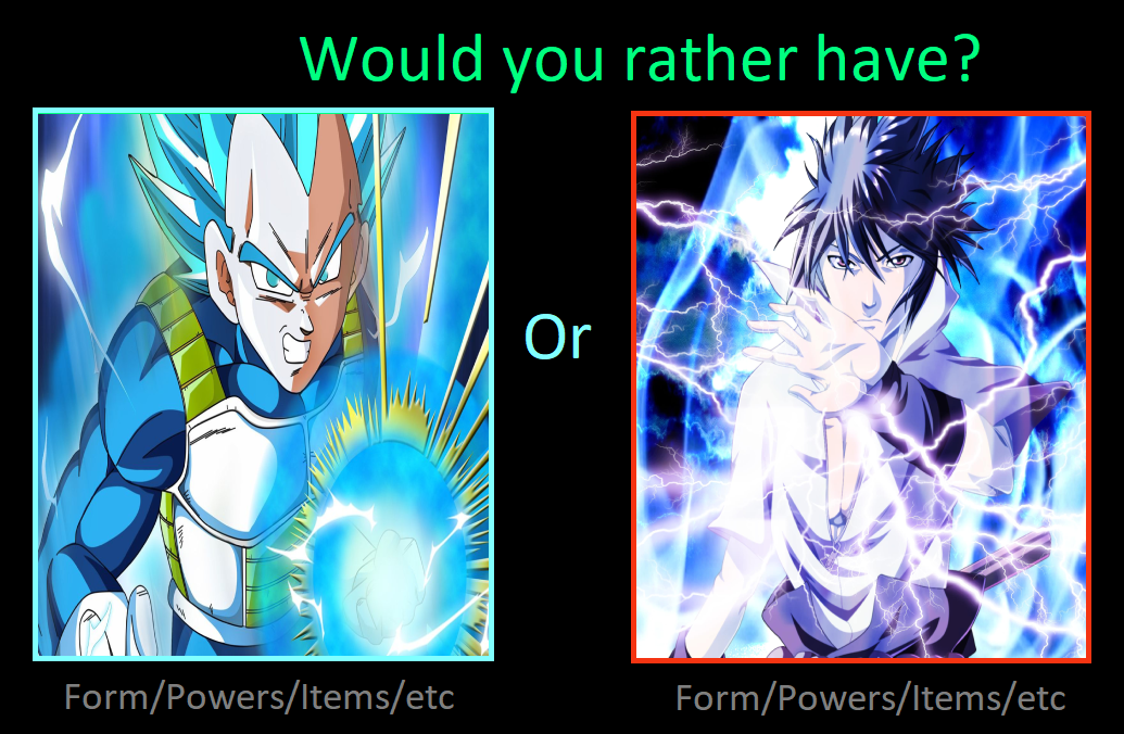 Powers of Vegeta or Sasuke by supercharlie623 on DeviantArt