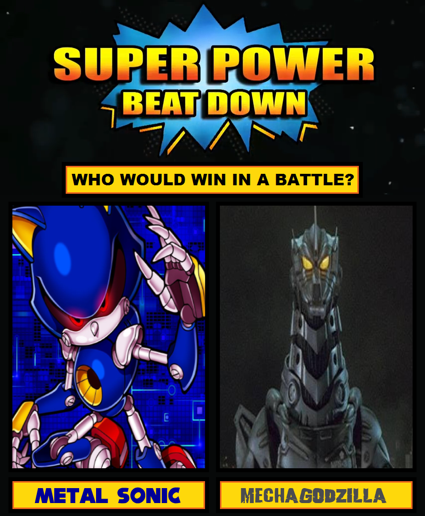 Metal sonic vs Mecha sonic [power levels/niveles de poder] 