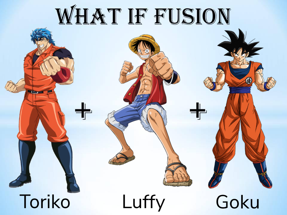 What If Toriko Luffy And Goku Fusion By Supercharlie623 On Deviantart