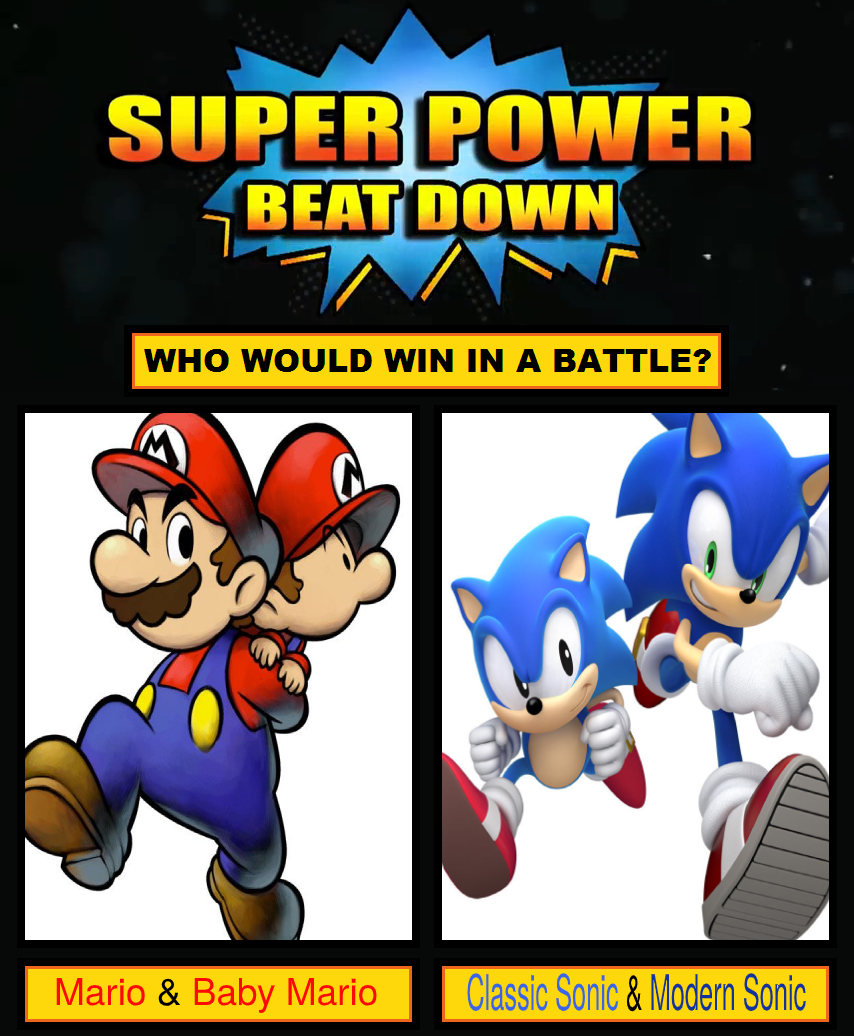 Who would win in a battle royale between Classic Sonic, Modern