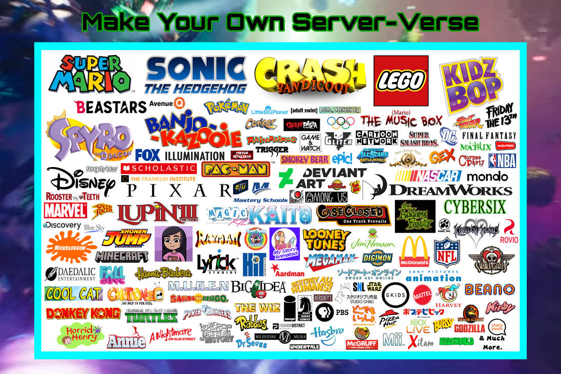 My own Server-Verse by supercharlie623 on DeviantArt