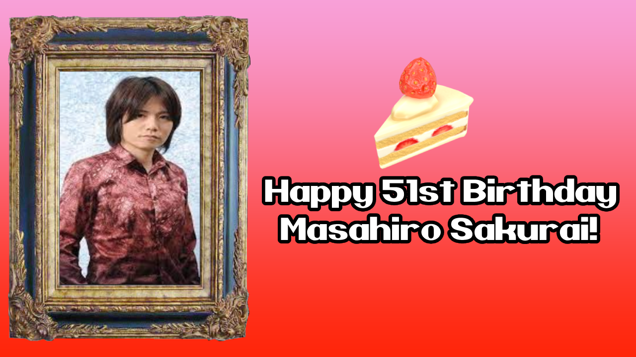 Happy 51st Birthday Masahiro Sakurai! by supercharlie623 on DeviantArt