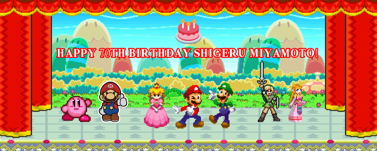 Birthday Countdown 2 - A Shigeru Miyamoto Tribute by DanielLaux429