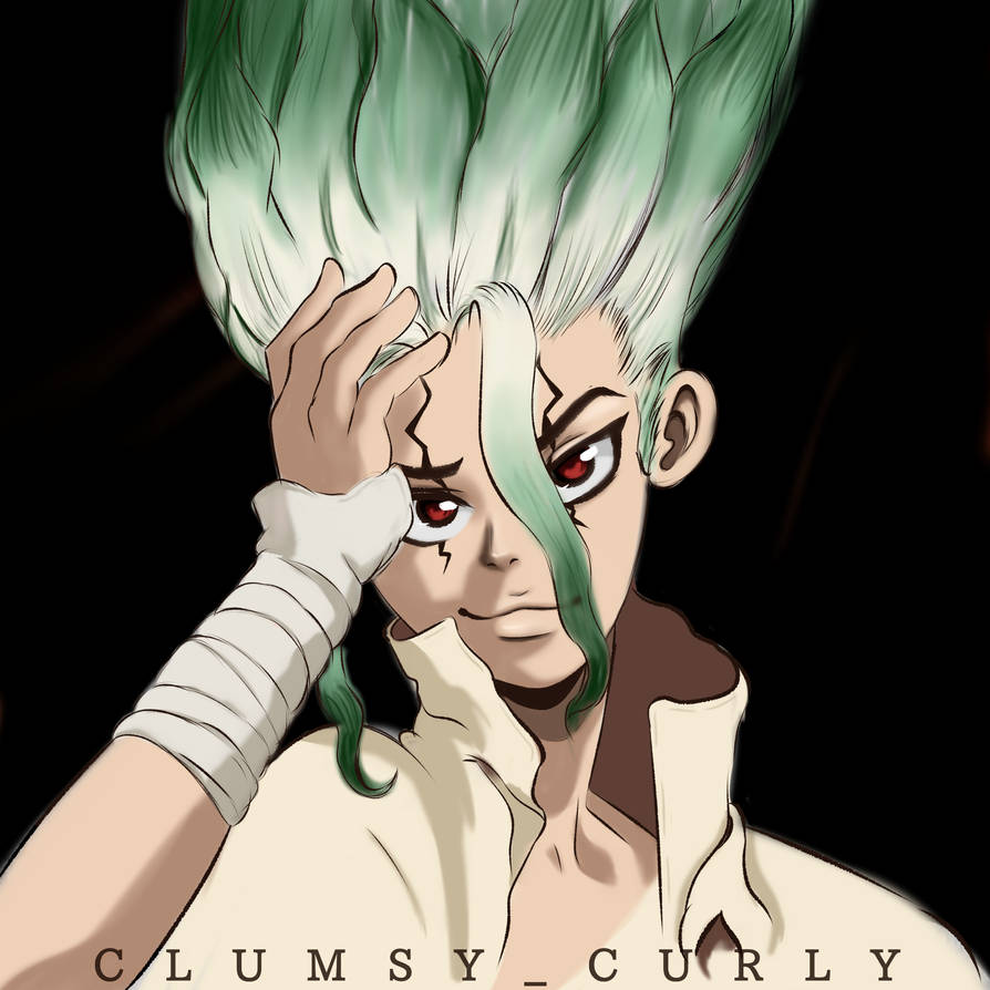 Senku by ClumsyCurly on DeviantArt