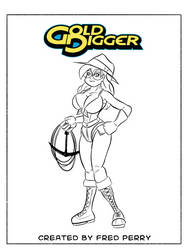 Daily Drawing Month 2021 - Day 04 Gina Diggers