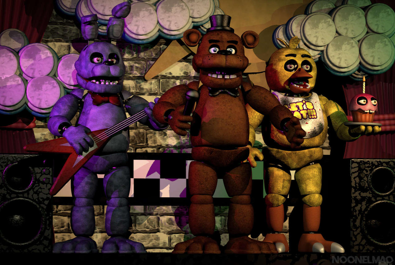 FNAF 1 Show Stage (CAM 1A) by Nazo472 on DeviantArt