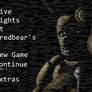 Five Nights at Fredbear main menu