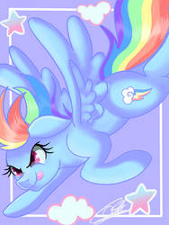 Rainbow dash wallpaper fanart