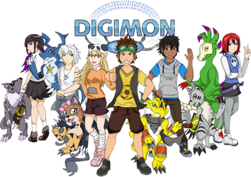 Digimon Onus Team by BabydollStarCatcher