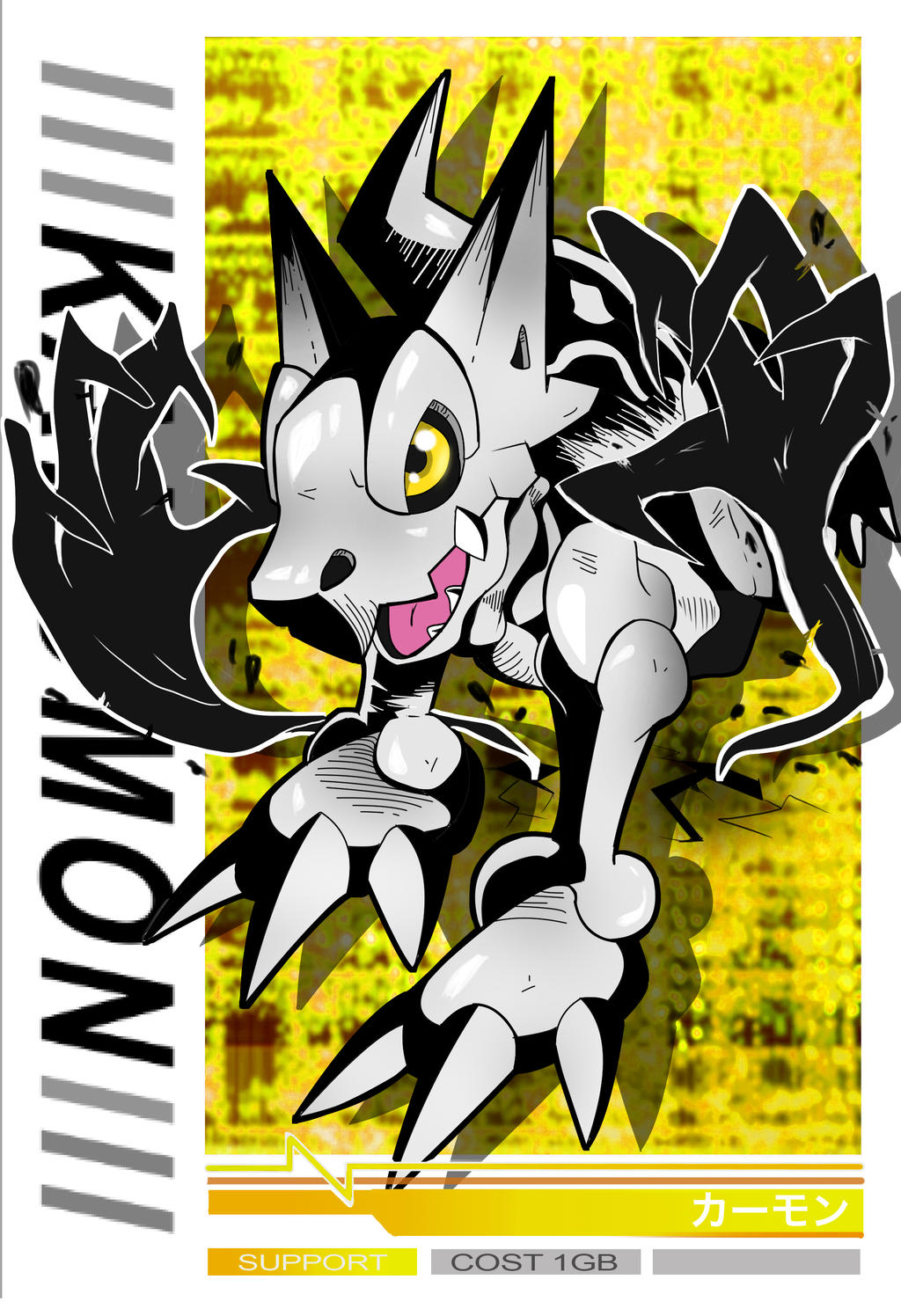 digimon jintrix cards Card Singles Digimon Hyper Virus - Kahumon