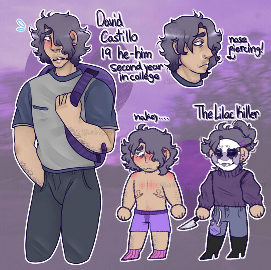Base David Deviantart Davids ref by cl0wnkisser on DeviantArt