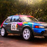 Mazda 323 rally HDR