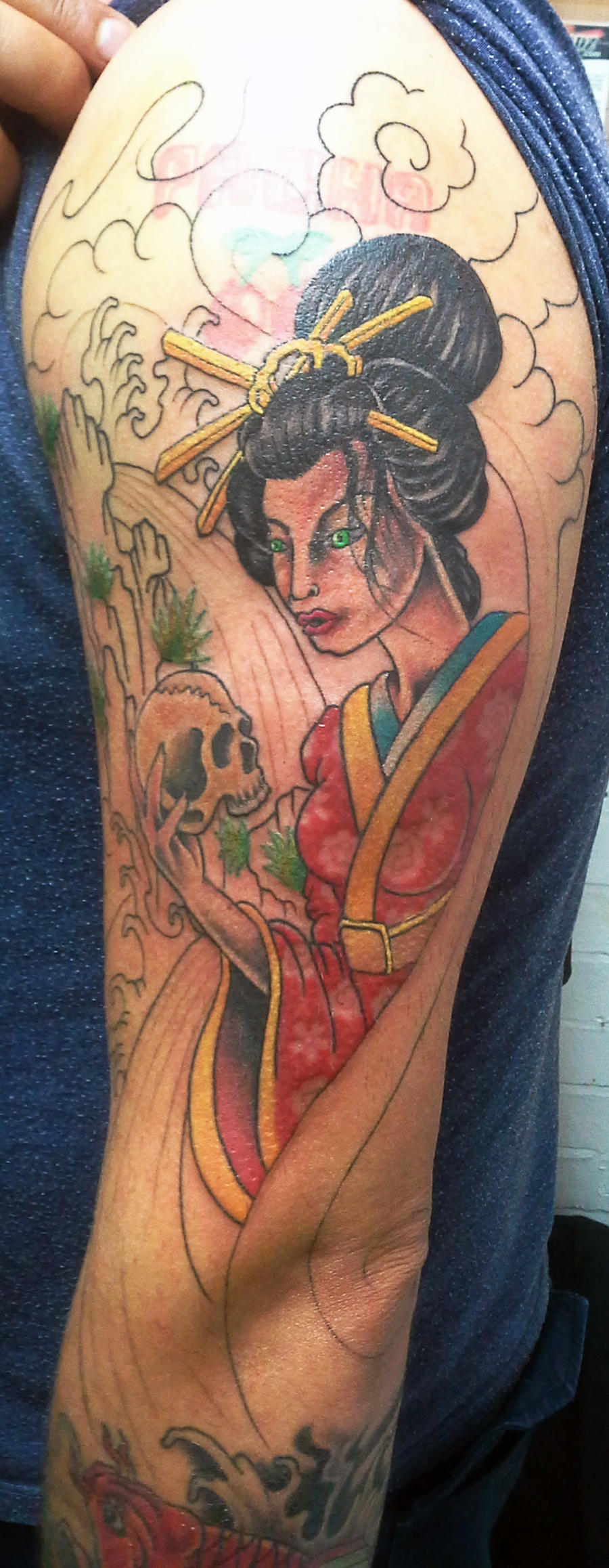 Geisha in progress (2)