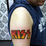 Kiss rock band lettering/logo