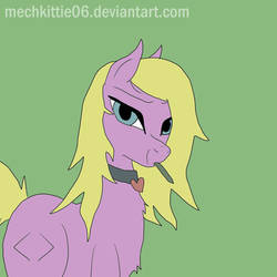 MechKitty Pony OC Profile Flatcolor