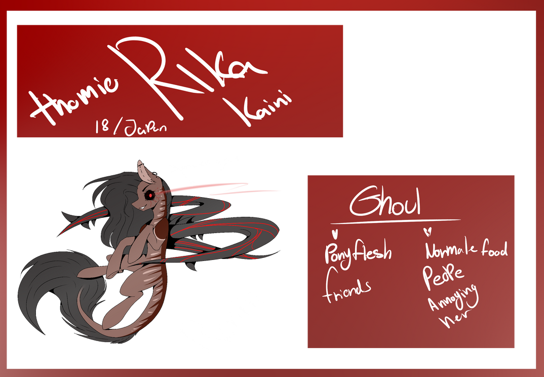 OC: Rika (Ref.1) by B-Blackie on DeviantArt
