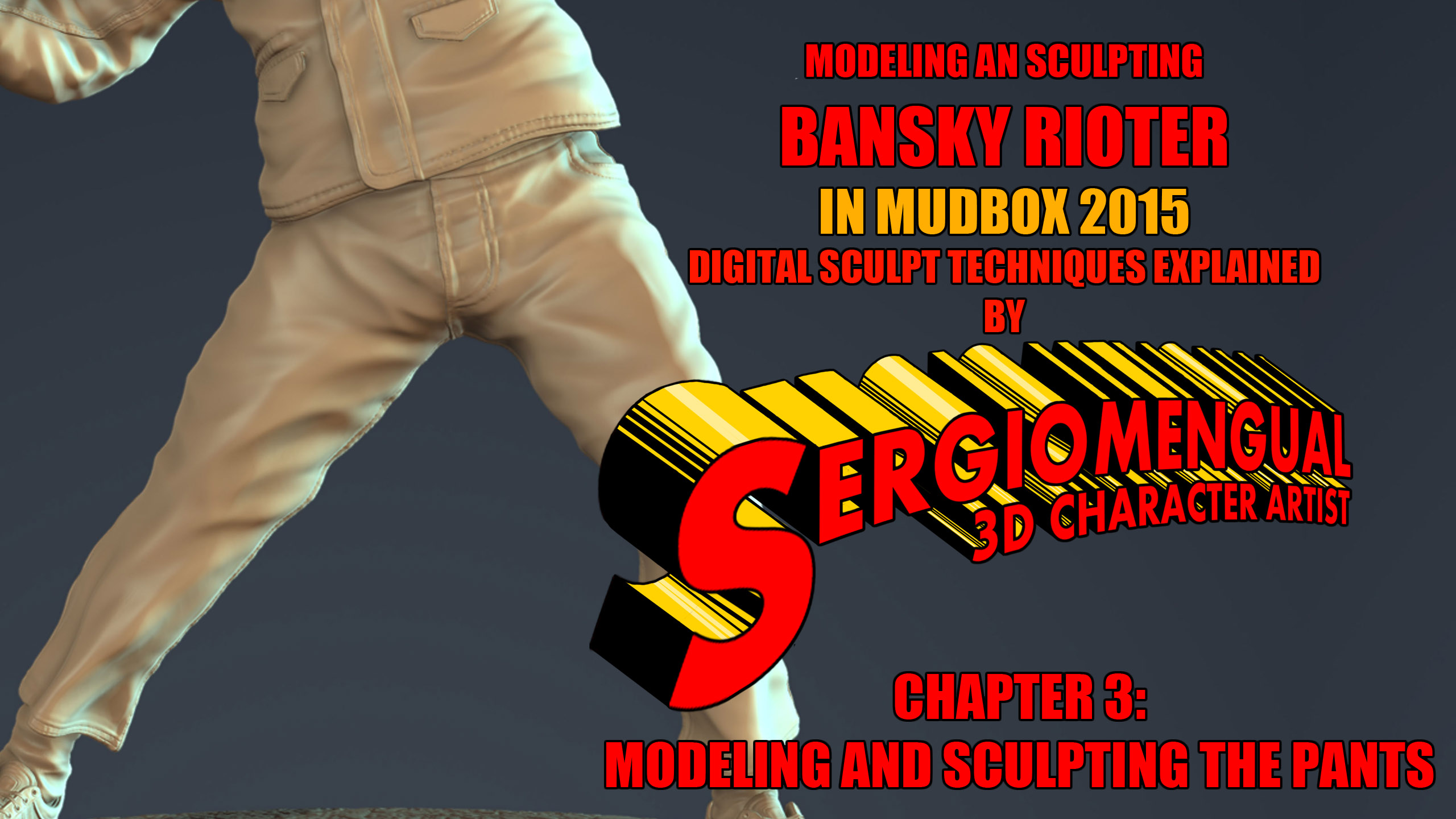 Mudbox Sculpt Video Course Part 3: Sculpting the P