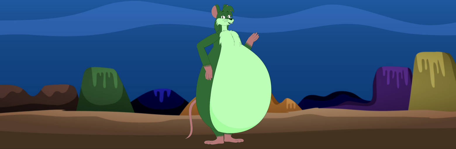 A fat spacerat by TheSmolz on DeviantArt