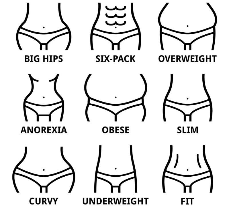 Random Body Types Body type templates by TheSmolz on DeviantArt