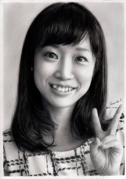 Kanako Awasima pencil drawing