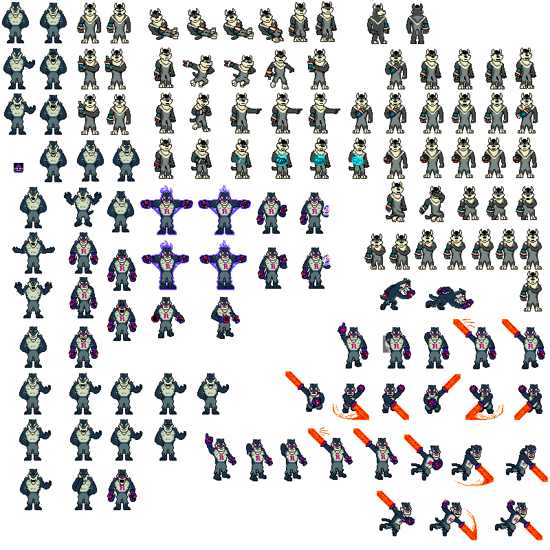 Gray Sprite Ragir and Grey Sprites in 8 bits Mega Man Style #1 by BlastFanArt on ...