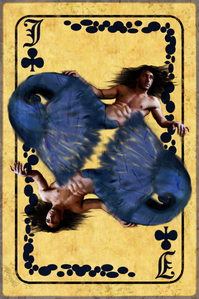 Mermaid Jack of Clubs