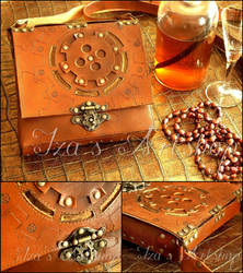 Steampunk Leather Pouch X