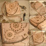 Technical Sketch Steampunk Leather Pouch