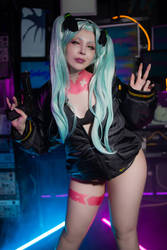 Rebecca Cyberpunk: Edgerunners cosplay -2-