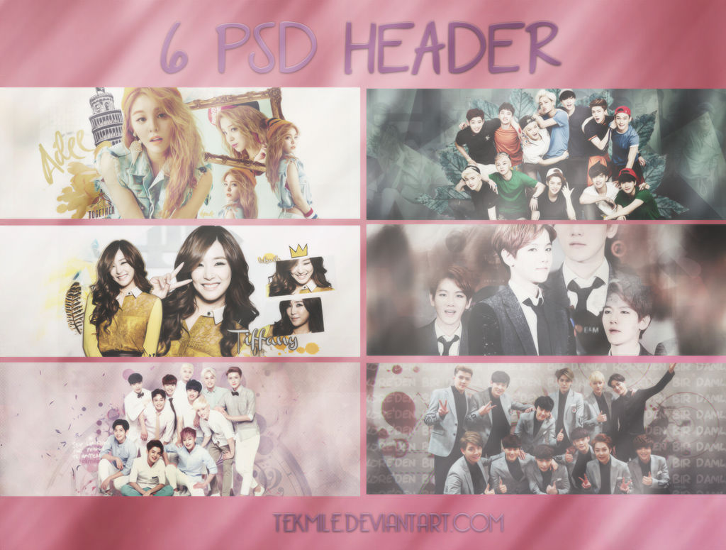 PSD HEADER PACK by Tekmile on DeviantArt