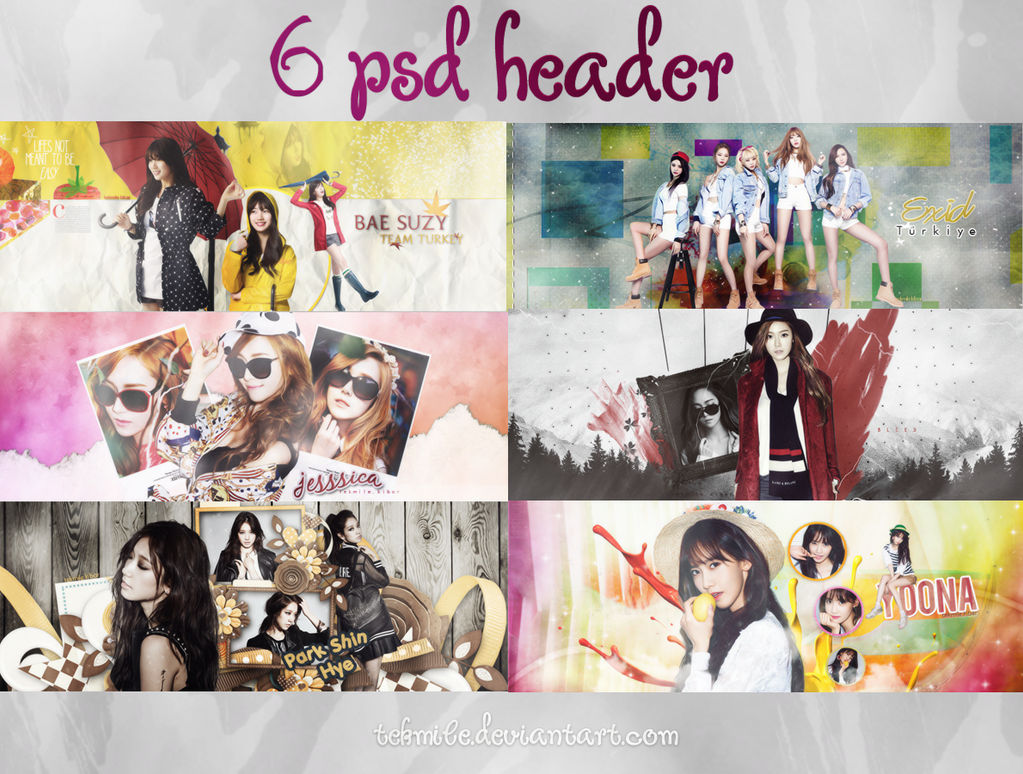 Psd Header Pack 2 by Tekmile on DeviantArt