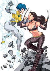 Surge vs X-23 by RamArtwork