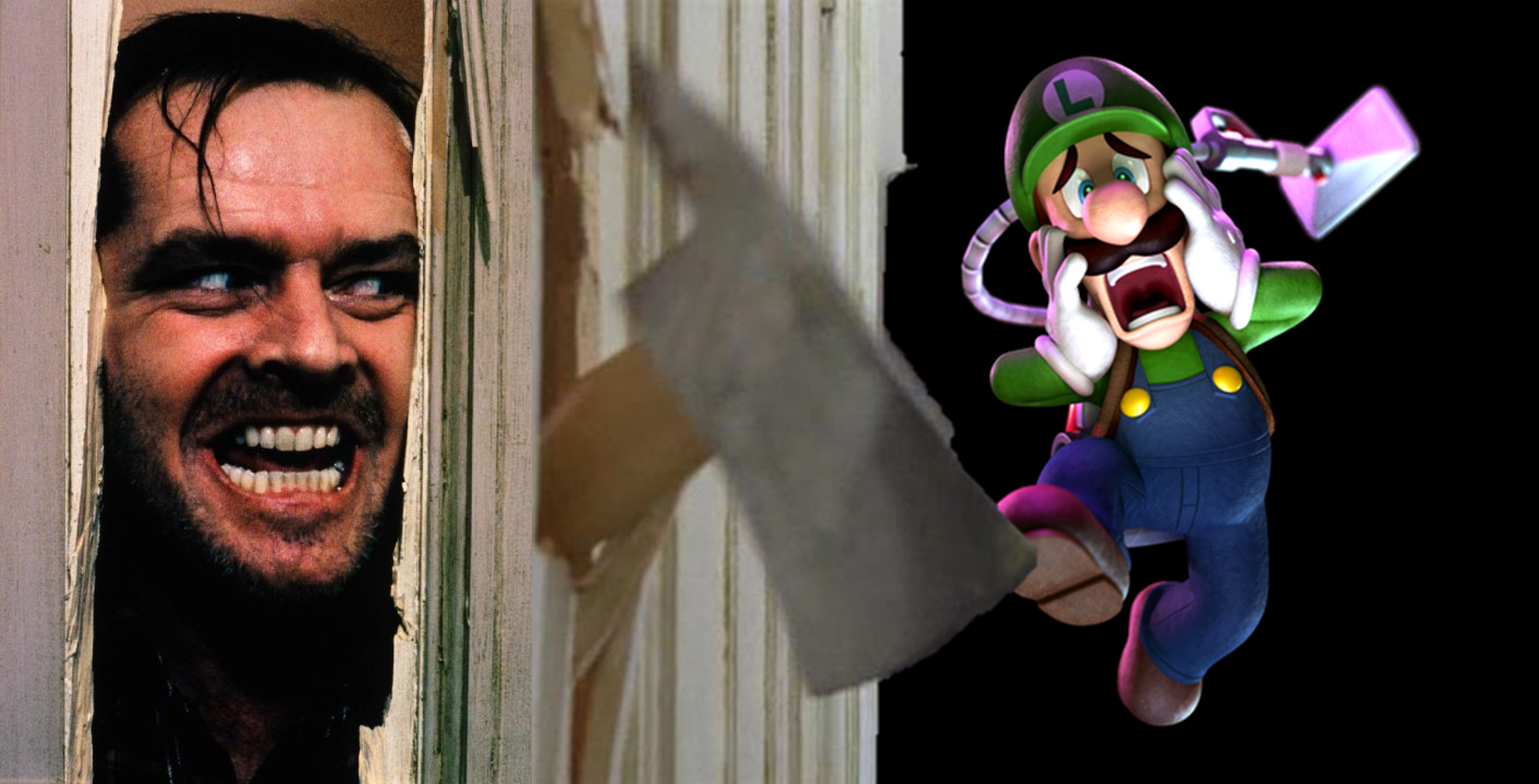 Luigi's Reaction To The Shining!