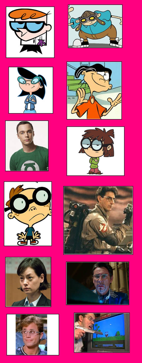 Top 12 Favourite Nerds by MarioStrikerMurphy on DeviantArt