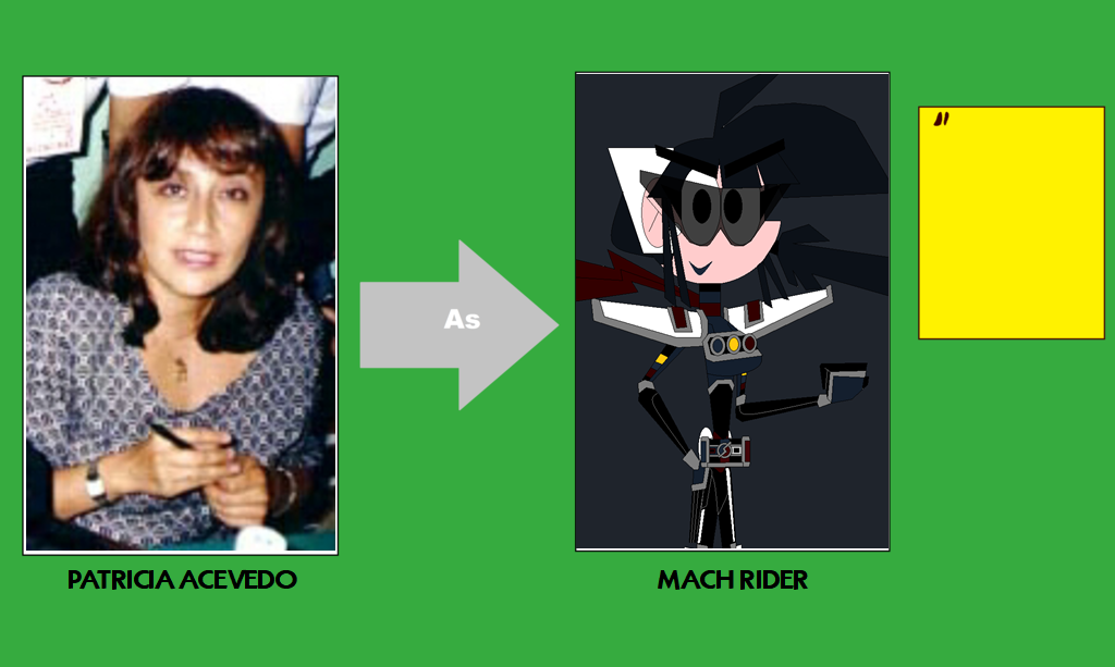 Mach Rider Lady Patricia Acevedo as Mach Rider by MarioStrikerMurphy on DeviantArt