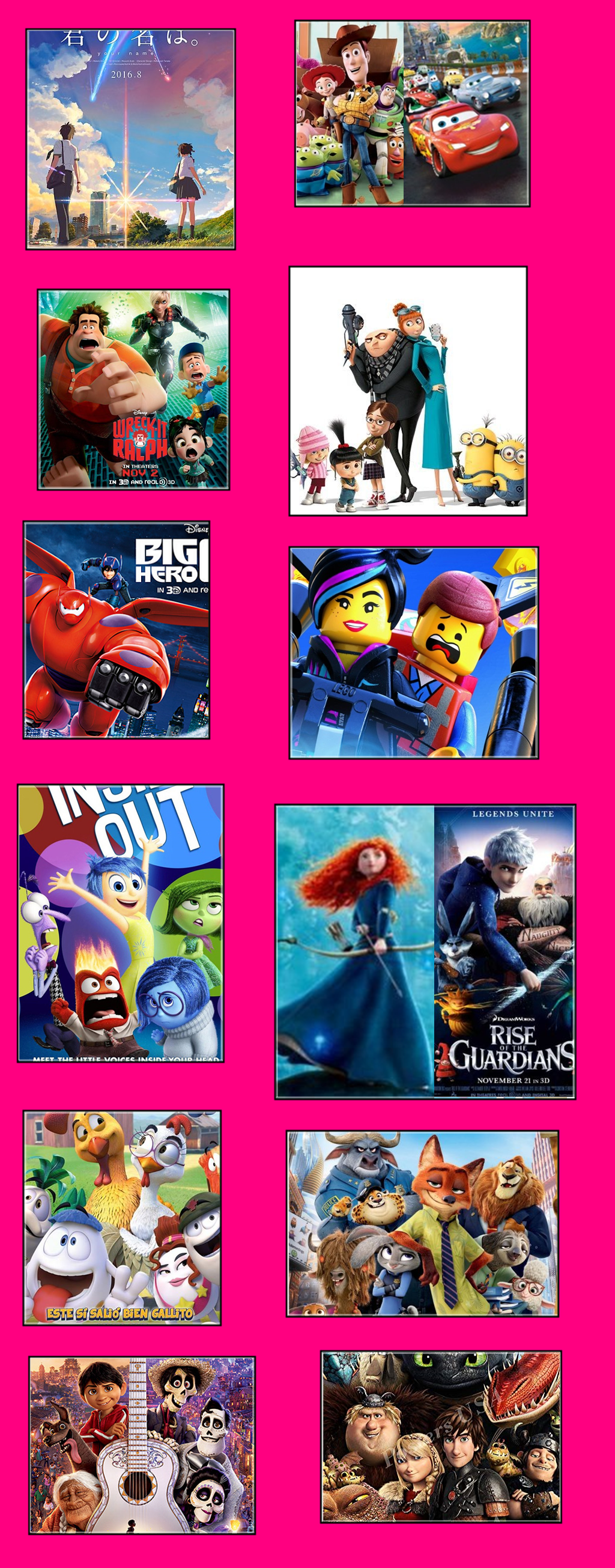 Top 12 Best Animated Movies Of The Decade by MarioStrikerMurphy on  DeviantArt
