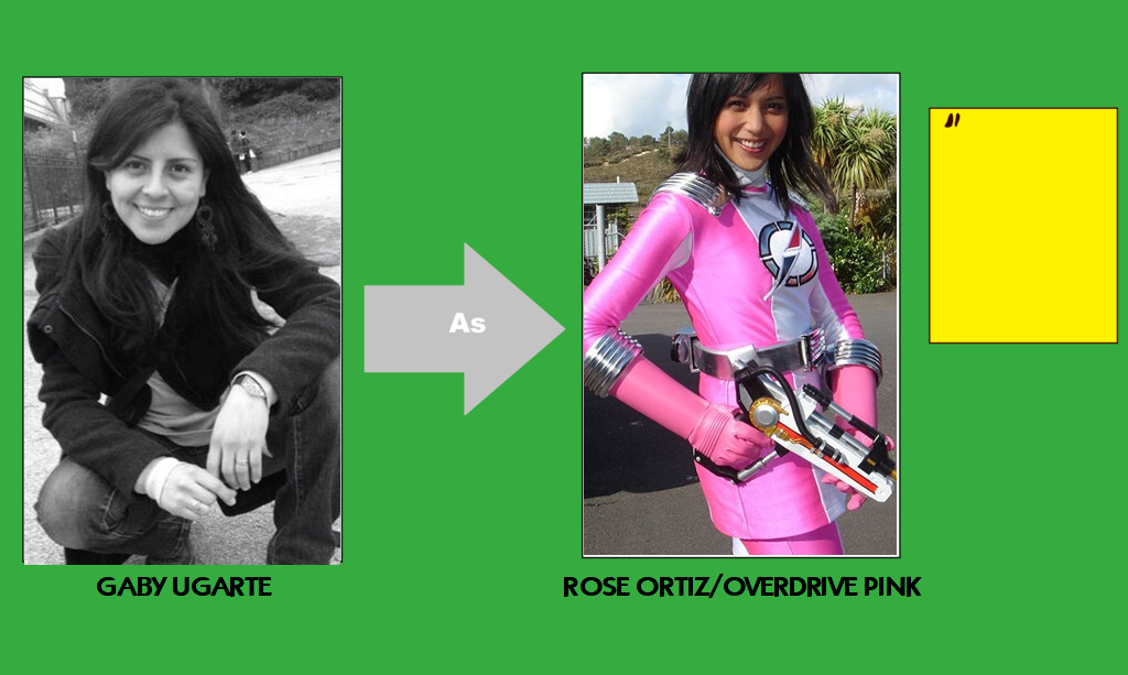 Power Ranger Rose Gaby Ugarte as Rose Ortiz/Overdrive-Pink by MarioStrikerMurphy on ...