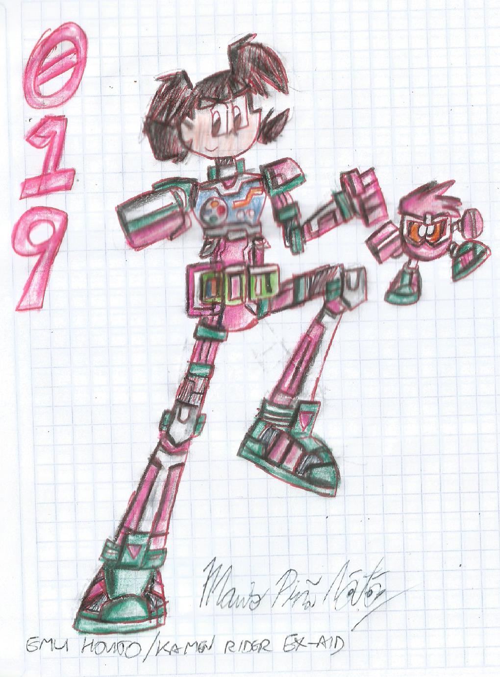 SPP 19 - Emu Houjo/Kamen Rider EX-AID by MarioStrikerMurphy on DeviantArt
