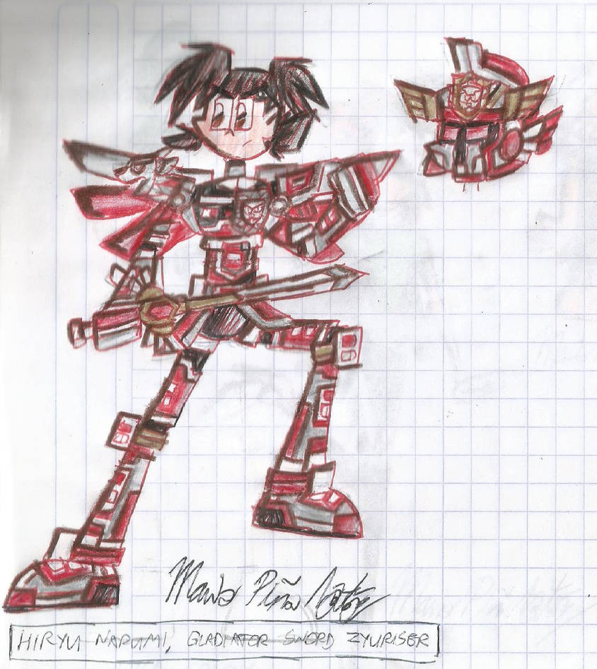 Hiryu Narumi, Gladiator Sword Zyuriser by MarioStrikerMurphy on DeviantArt