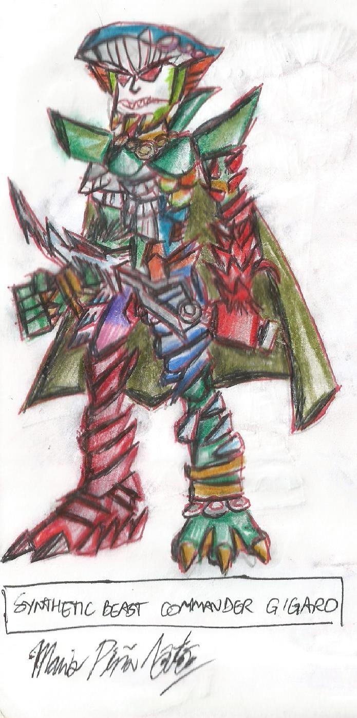 Synthetic Beast Army Commander Gigaro by MarioStrikerMurphy on DeviantArt