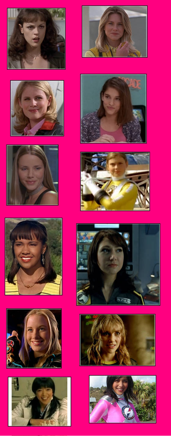 Top 12 Favourite Power Rangers Girls by MarioStrikerMurphy on DeviantArt