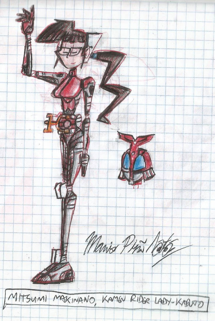 Mach Rider Lady Mistumi Makina, Kamen Rider Lady-Kabuto by MarioStrikerMurphy on DeviantArt