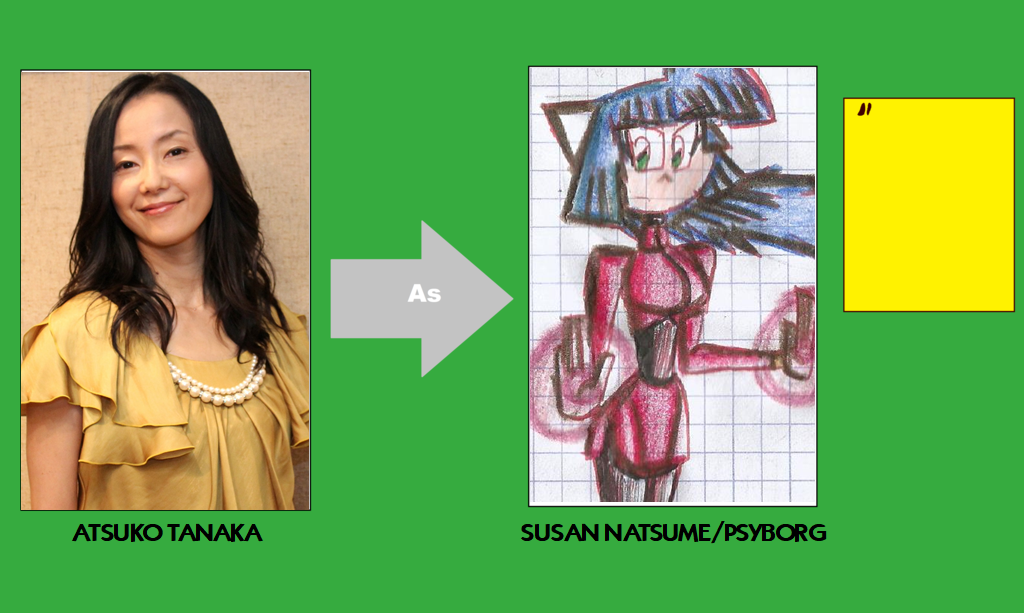 Psyborg Deviantart Atsuko Tanaka as Susan Natsume/Psyborg by MarioStrikerMurphy on DeviantArt
