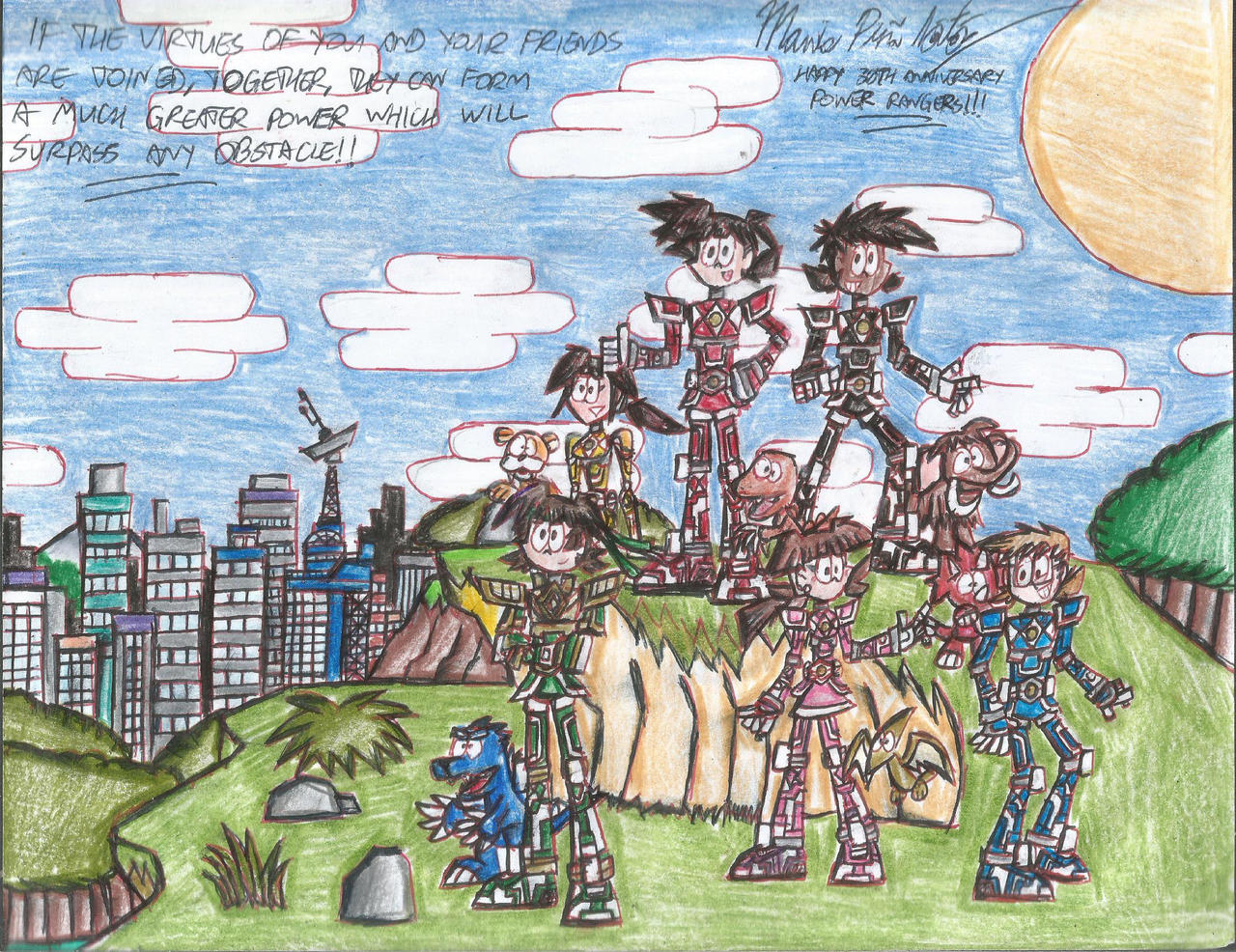 Friendship Power Deviantart The Virtues Of Friendship (Power Rangers 30th) by MarioStrikerMurphy on ...