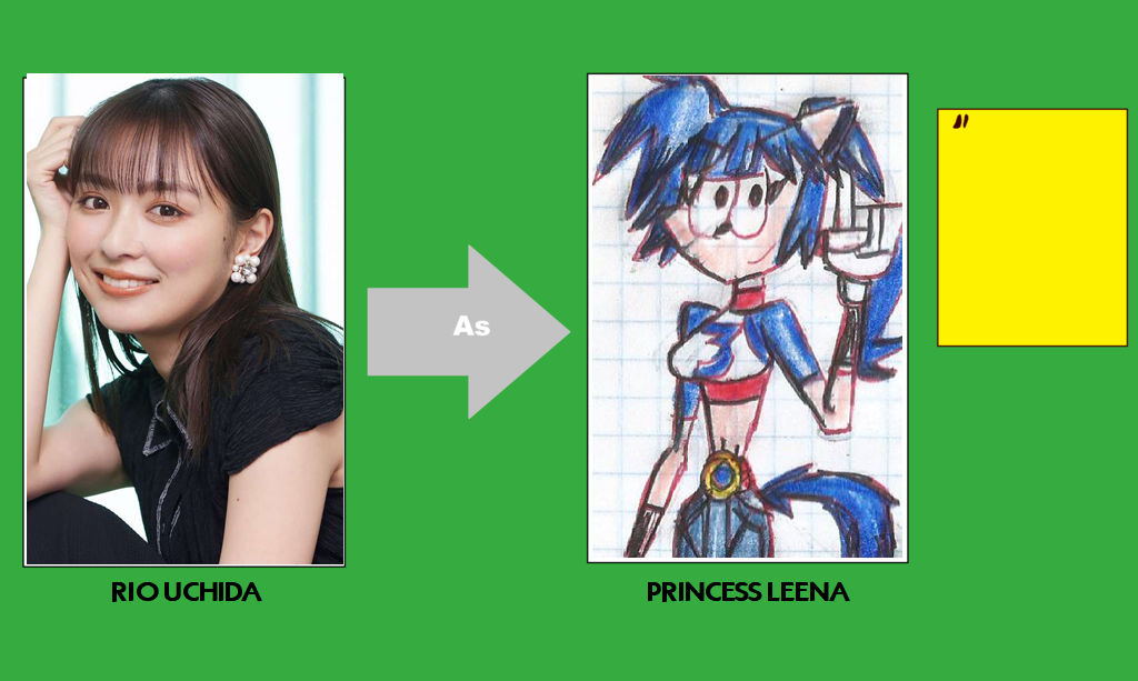 Rio Uchida as Princess Leena by MarioStrikerMurphy on DeviantArt