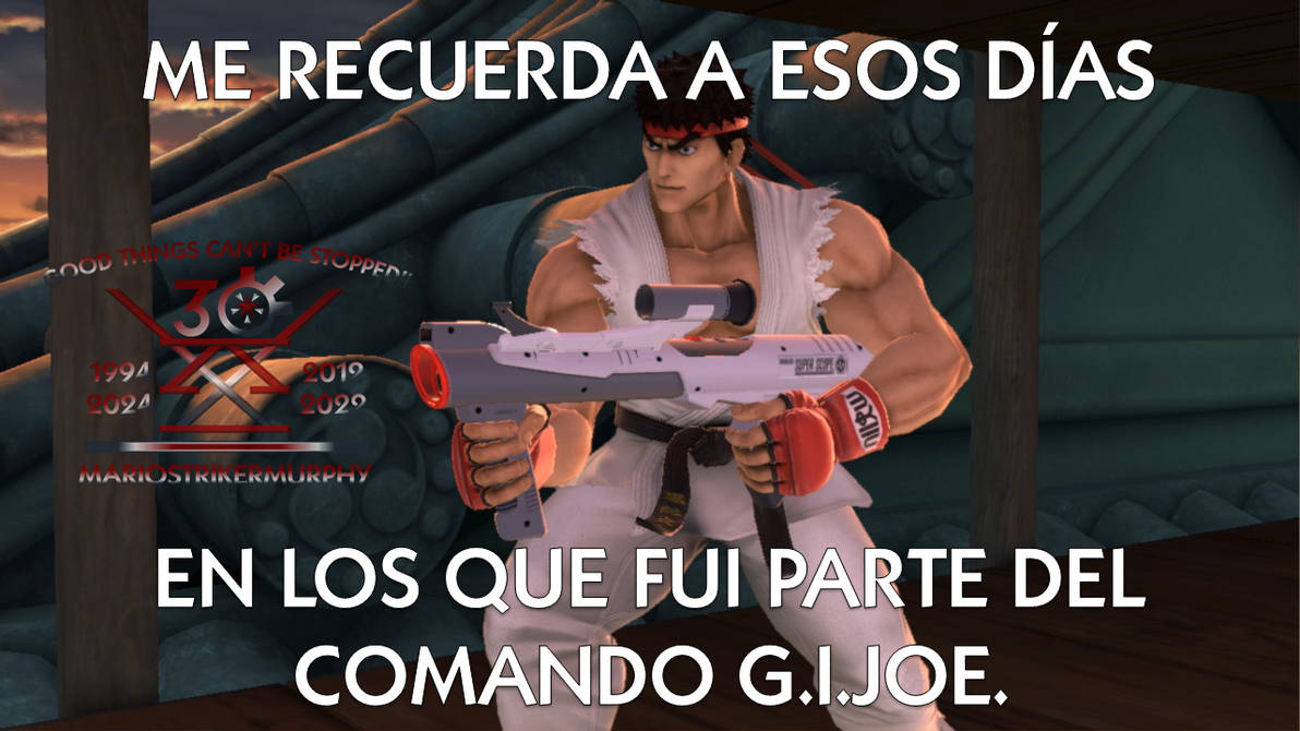 Sad Ryu Meme Meme: G.I. Ryu by MarioStrikerMurphy on DeviantArt