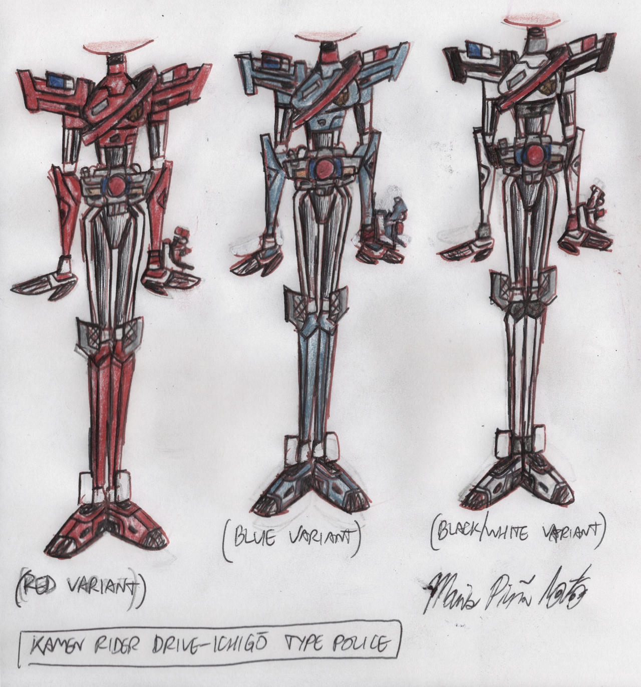 Kamen Rider Drive Type Police Color Proposals by MarioStrikerMurphy on ...