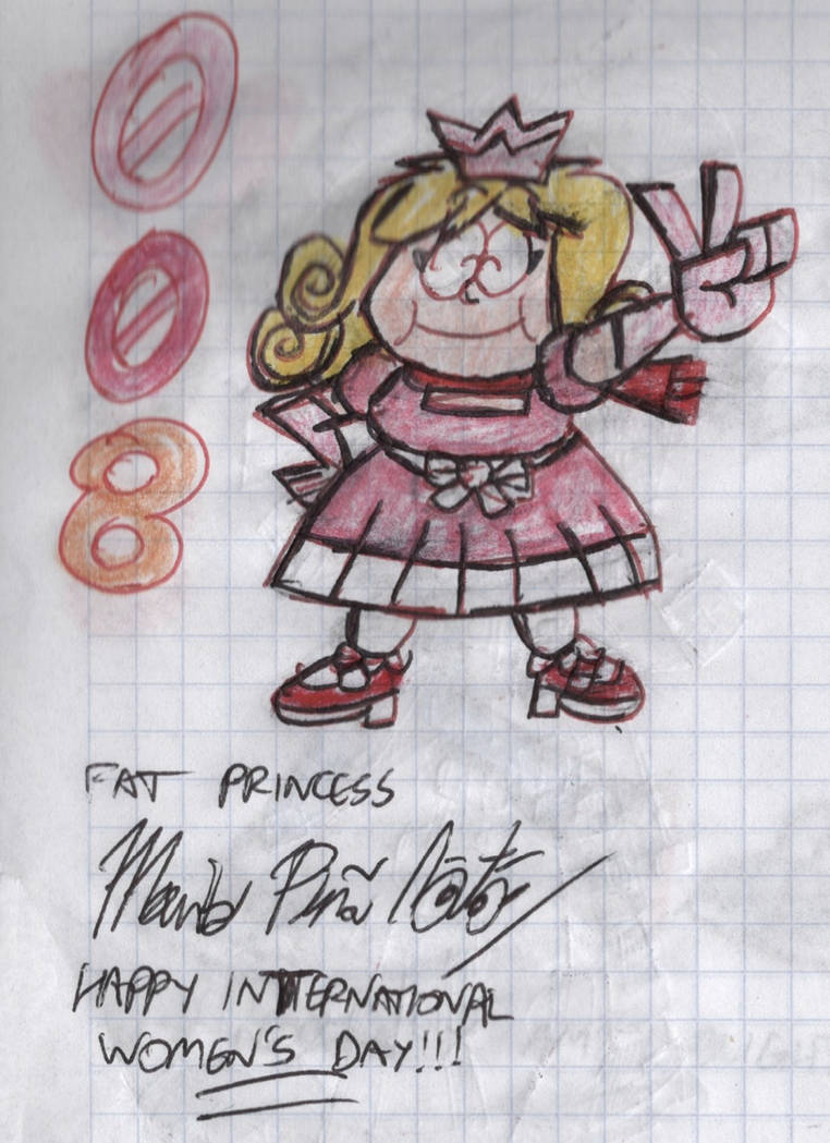 Fatty Pretty March 08 - Fat Princess by MarioStrikerMurphy on DeviantArt
