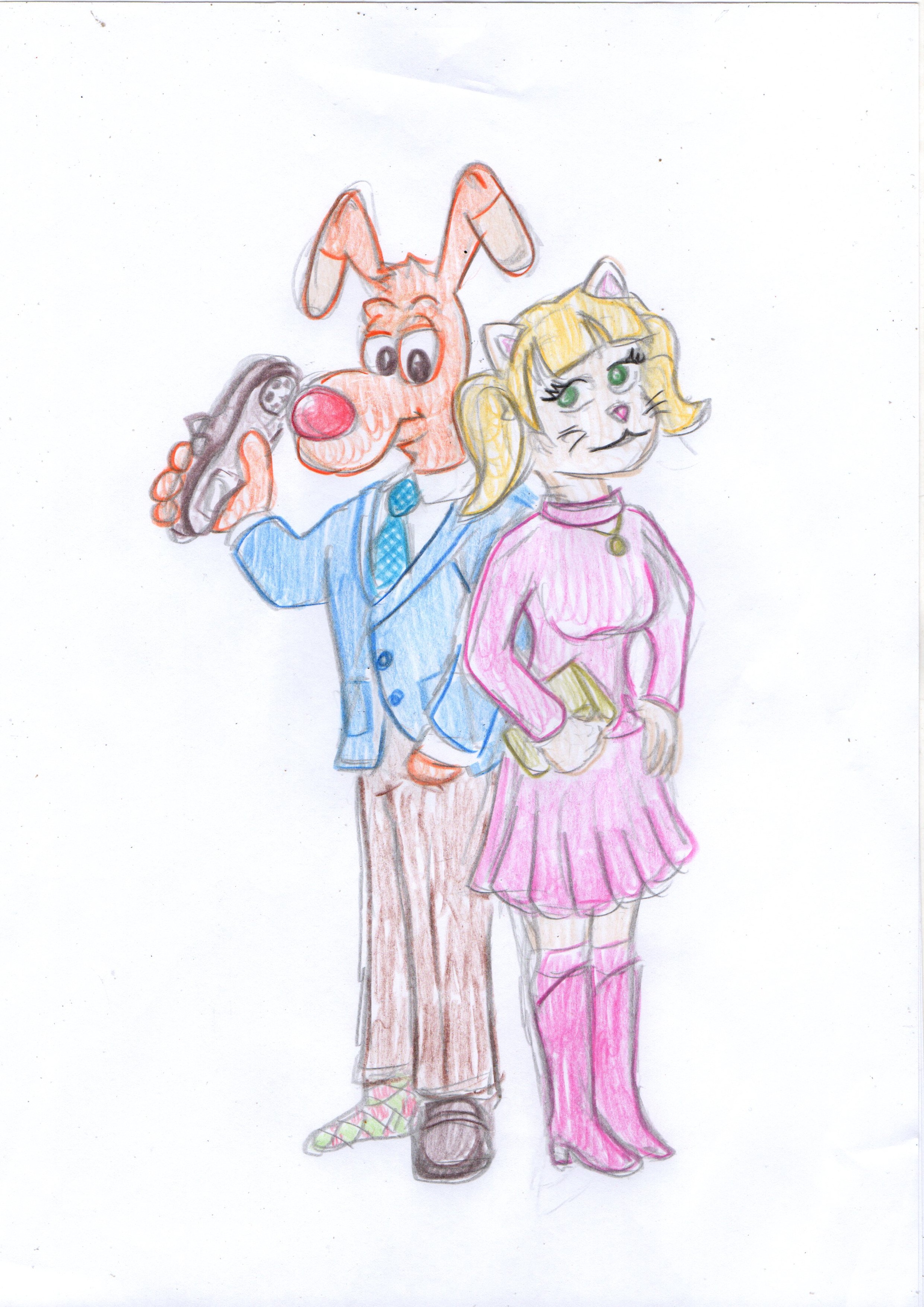 Brain and Penny (Ramiro Universe Earth-2 version)